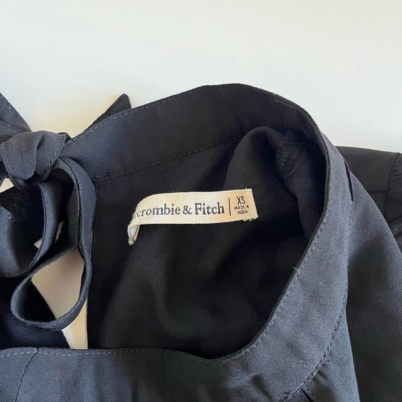 Abercrombie & fitch black formal top with open back - Picture 3 of 6